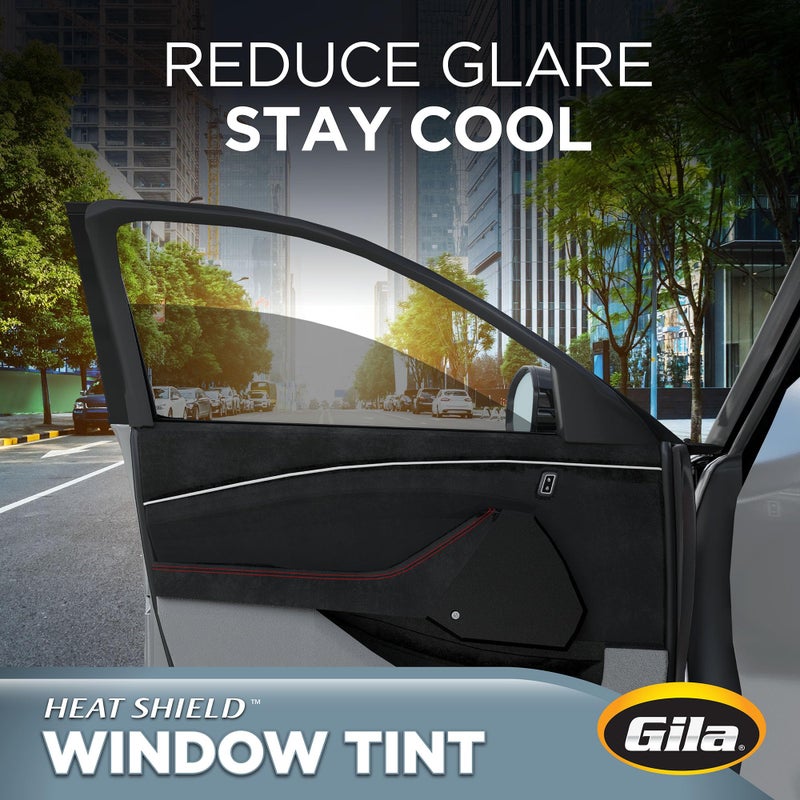 GilaÂ® Heat Shield 35% VLT Automotive Window Tint DIY Heat Control Glare Control Privacy 2ft x 6.5ft (24in x 78in), 35% Dark Smoke (HPB046) - Image 5